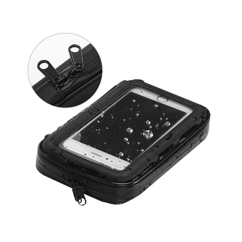 Support de téléphone vélo étanche noir moteur rotatif à 360 degrés