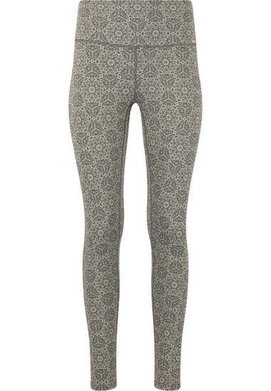 Leggings de yoga a imprimé géométrique Athlecia