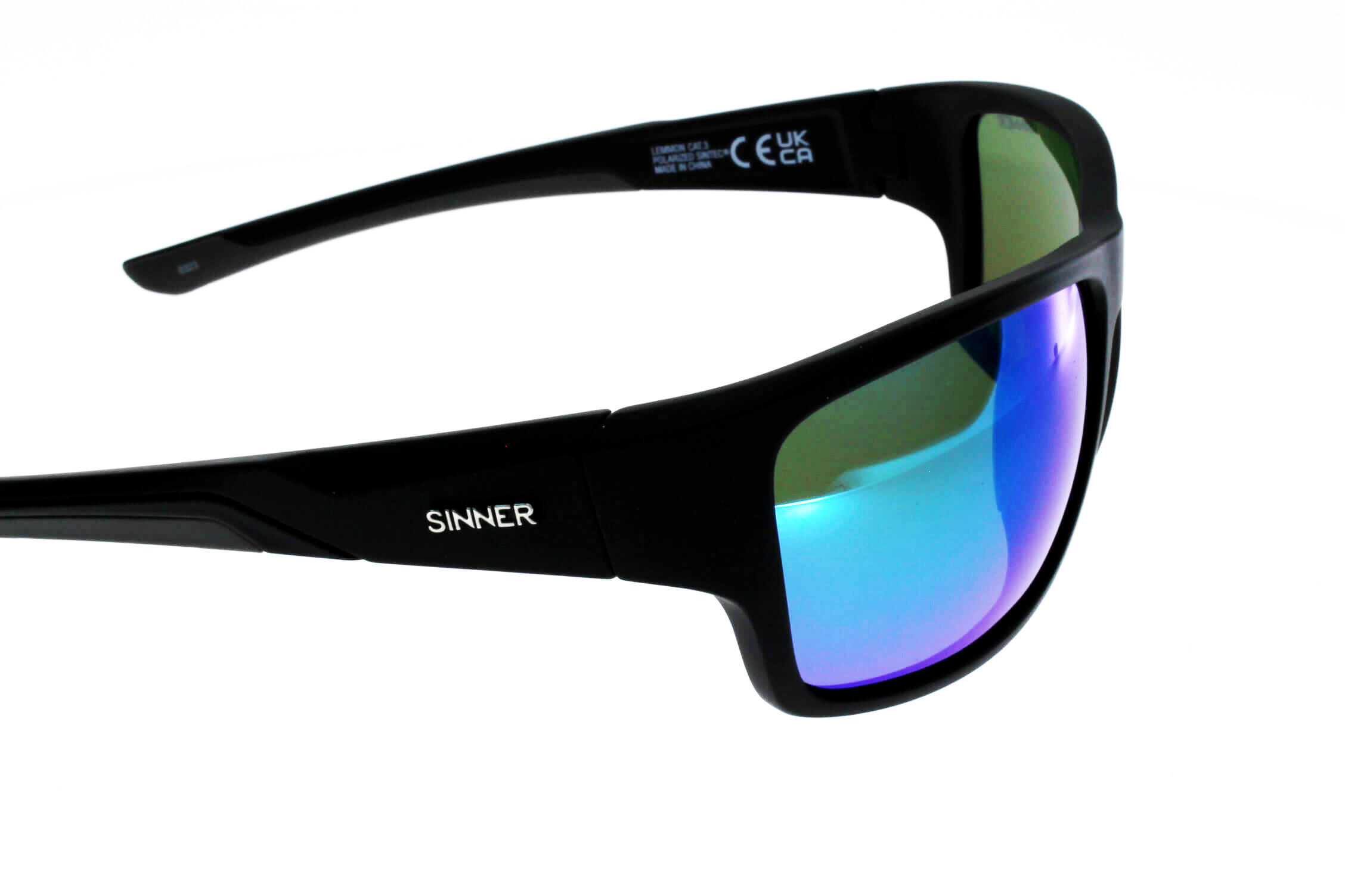 Lemmon Sintec Zonnebril - Matt Zwart Green - Zonnebril -  - dames | unisex | 4/5