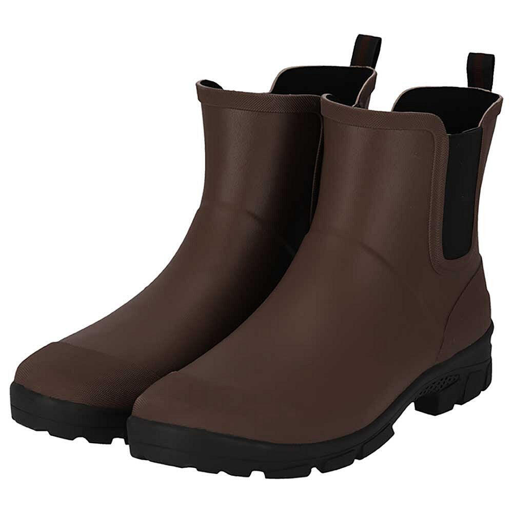 Xq Footwear - Bottes De Pluie Basses Pour Homme - 100 % Caoutchouc - Bottes De Pluie Chelsea - Bottes D'Équitation - Marron - Decathlon