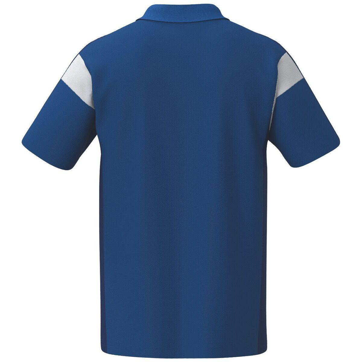 Erima Celebrate 125 Polo Blue - Quick-Dry Box Mesh, Relaxed Unisex Fit 2/2