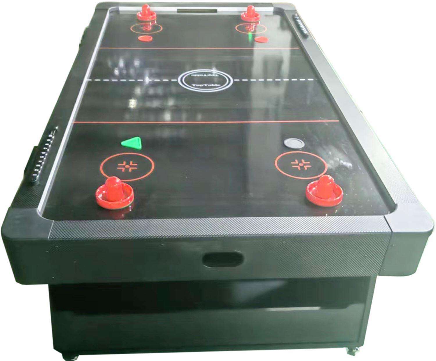 TopTable Easy Mobile Black Grey 6,5ft - Gemakkelijk Opklapbare Airhockey 2/6
