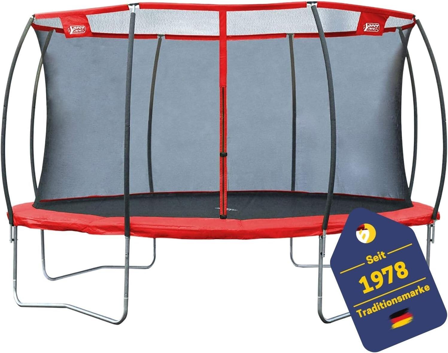 Best Sporting 57142 Trampolin Superstar RED 426 Ø incl. Netz 2/7