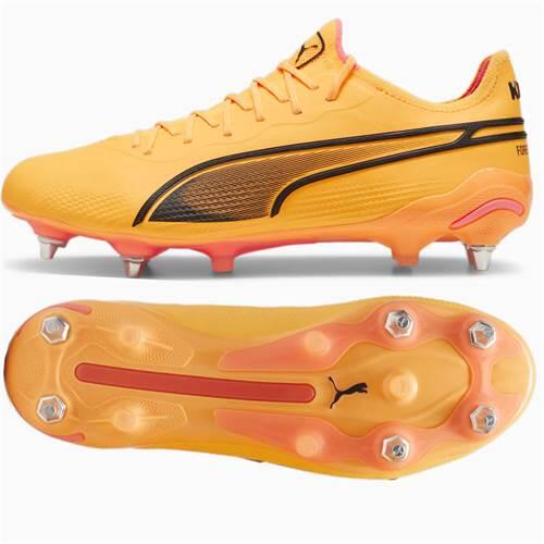 Chaussures De Foot Pour Terrain Souple KING ULTIMATE Adulte (Jaune Orangé / Noir 2/5