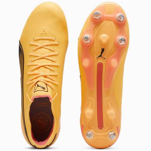 Chaussures De Foot Pour Terrain Souple KING ULTIMATE Adulte (Jaune Orangé / Noir 4/5