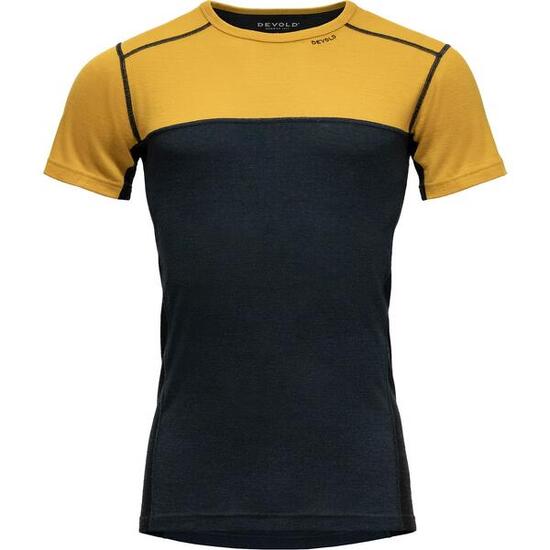 Funktionsshirt Lauparen Merino 190 T-Shirt Man arrowwood-ink-black