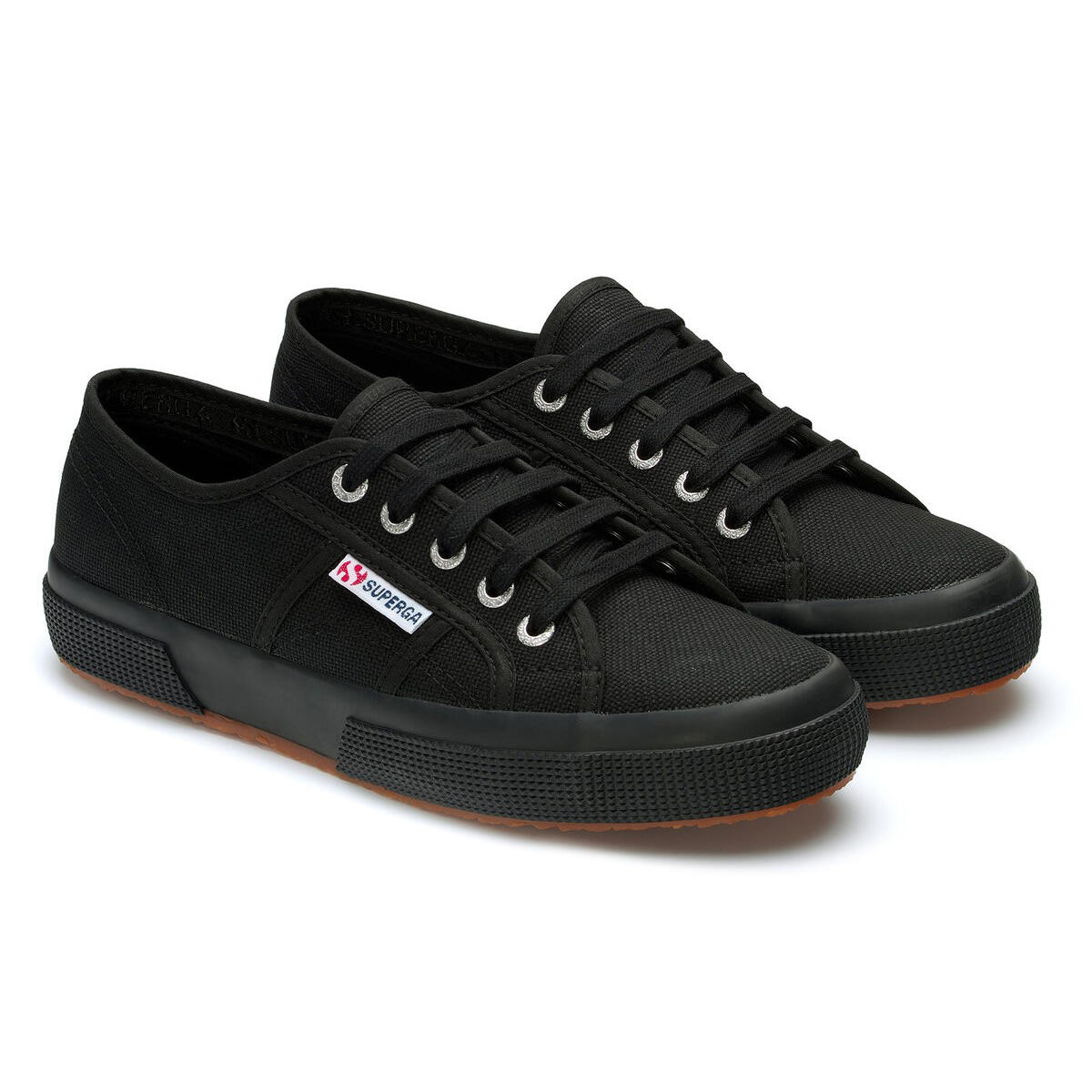 SUPERGA Unisex Adult 2750 Cotu Classic Vegan Trainers (Full Black)