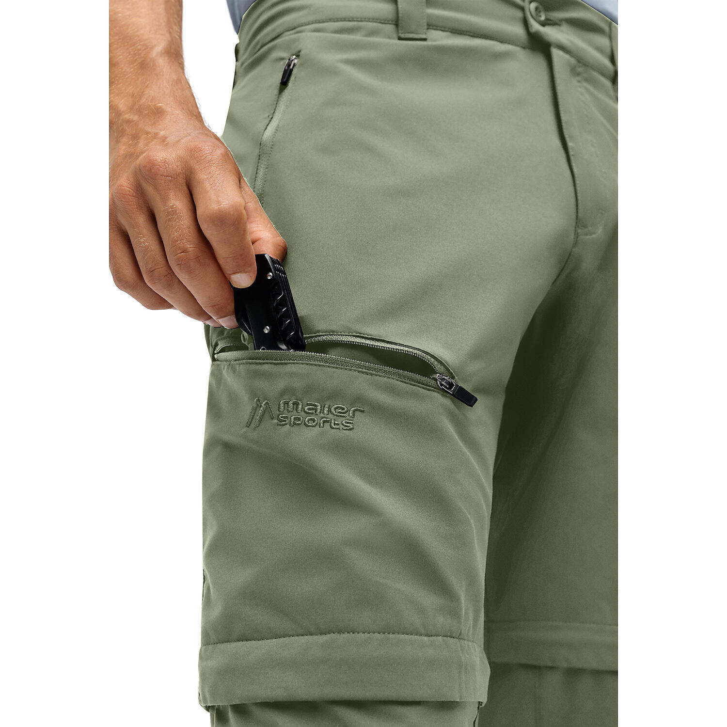 Pantalon de randonnée Maier Sports Tajo Zip Loop 5/7