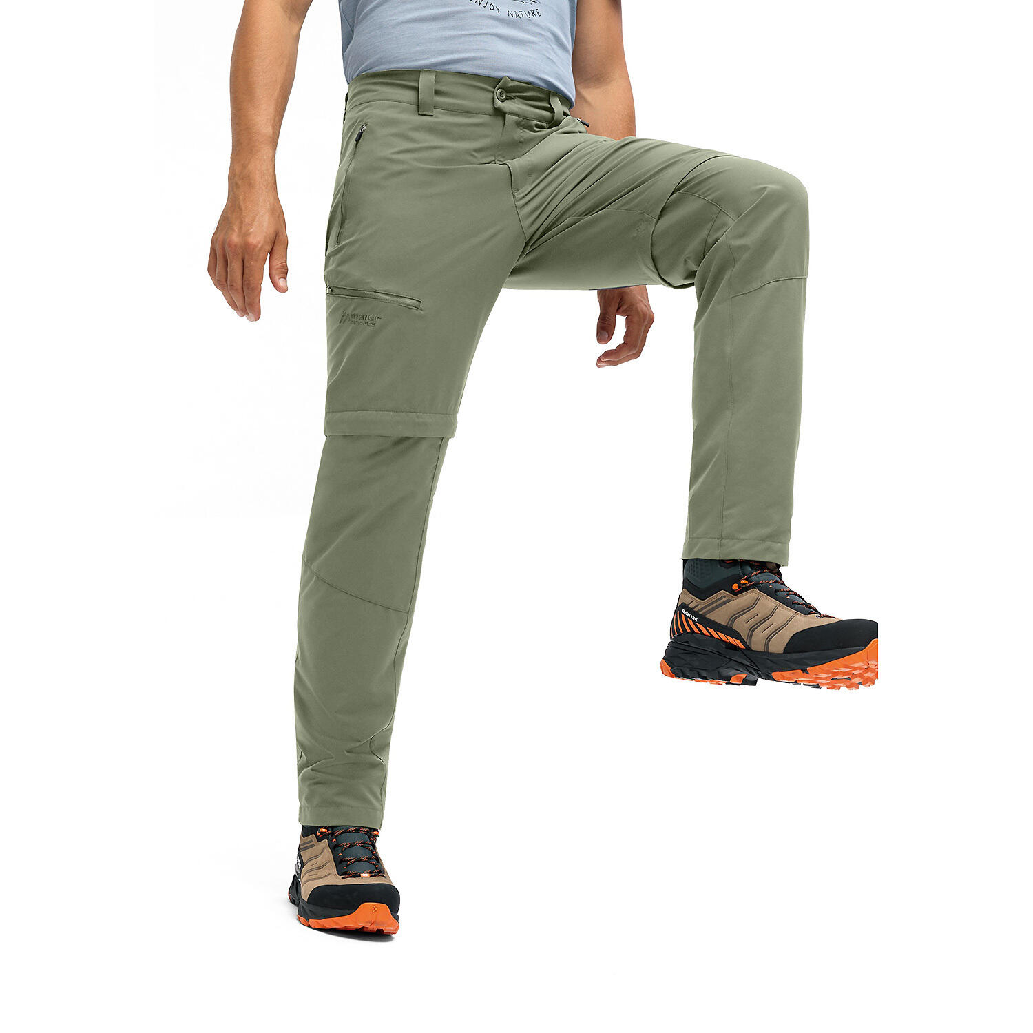 Pantalon de randonnée Maier Sports Tajo Zip Loop 3/7