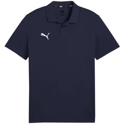 Heren team doel poloshirt (marineblauw)