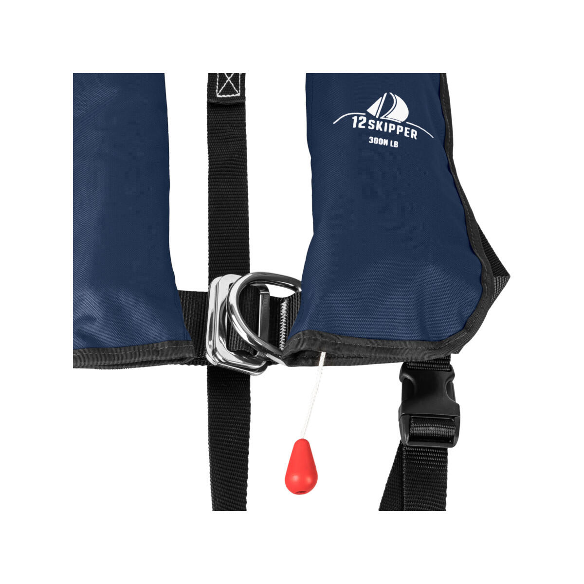Automatik-Rettungsweste 300N ISO mit Harness, marineblau 3/6