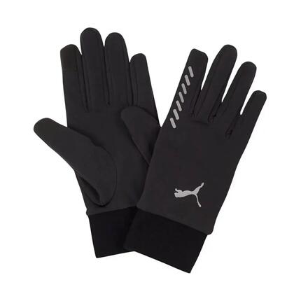 Gants D'hiver Course À Pied Motif/style Logo (Noir)