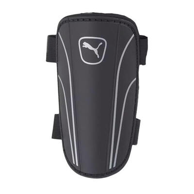 Protectores para Tíbia King Fútbol para Hombre Negro, Plateado