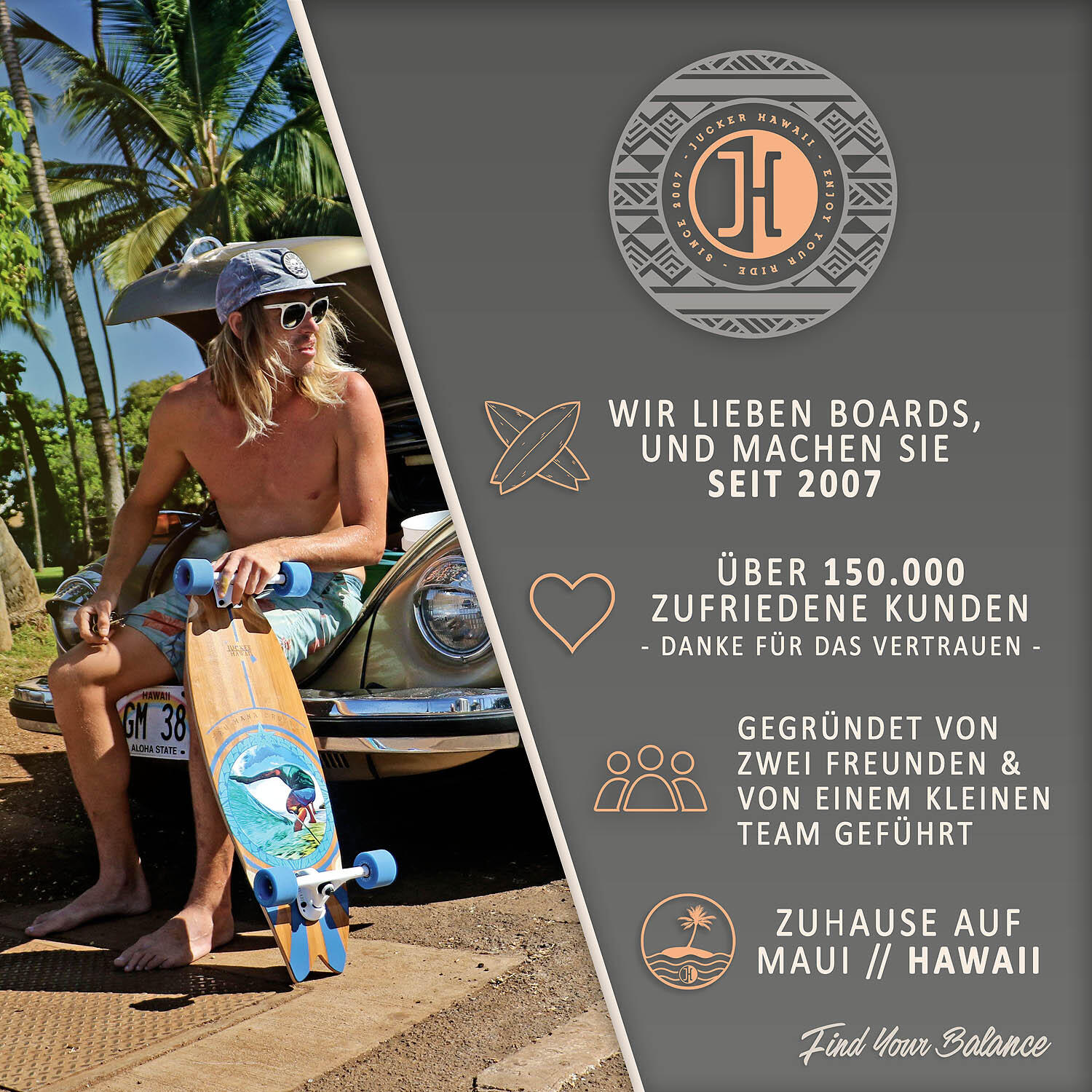 Balanceboard LOCAL WAVE | Set inkl. Korkrolle | Gleichgewichtstrainer 7/7