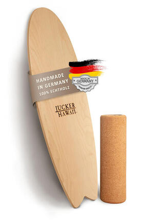 Balanceboard LOCAL WAVE | Set inkl. Korkrolle | Gleichgewichtstrainer