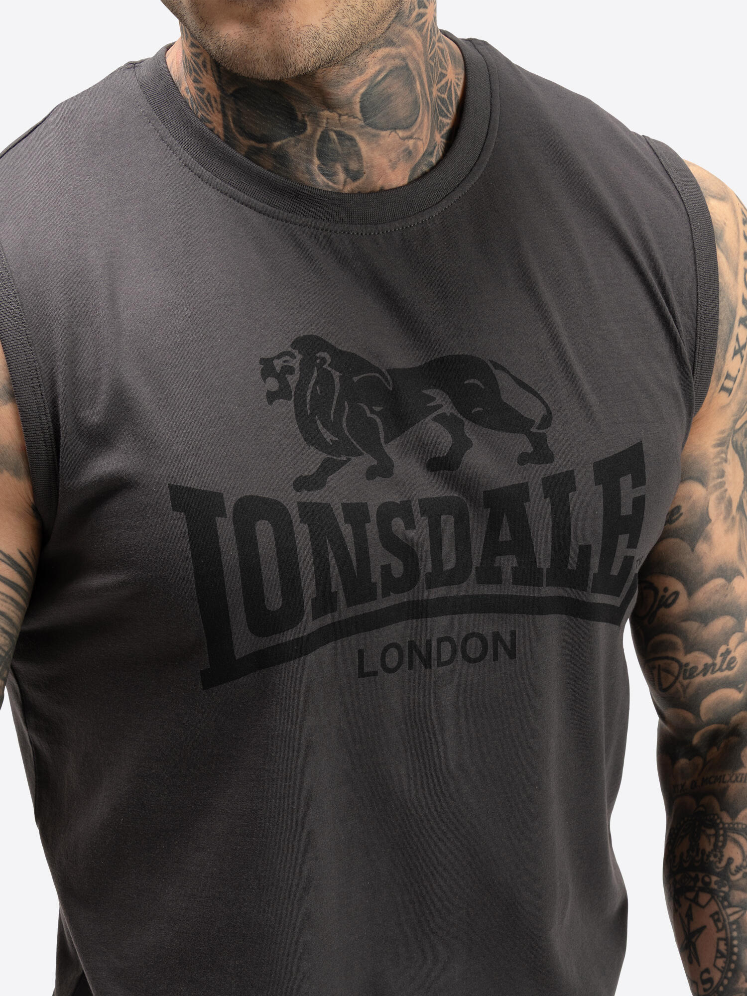 LONSDALE Heren mouwloos T-shirt & korte broek regular fit ALLANTON 6/7
