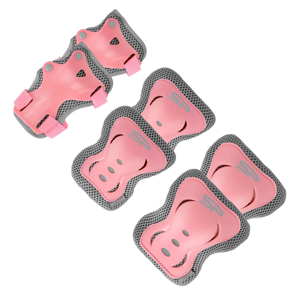Cuscinetti Per Pattinaggio Set Misura Confezione 3 Spokey Rosa Grigio Taglia 2/2