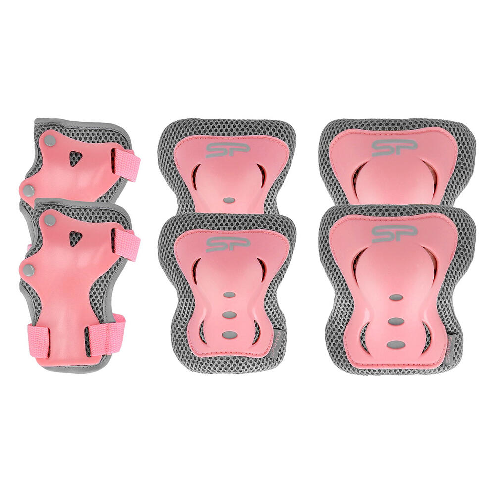 Cuscinetti Per Pattinaggio Set Misura Confezione 3 Spokey Rosa Grigio Taglia 1/2