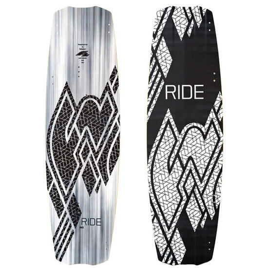 F2 Kiteboard Ride White Icon Stylishes Kitesurf Board 137cm Weiss 2025