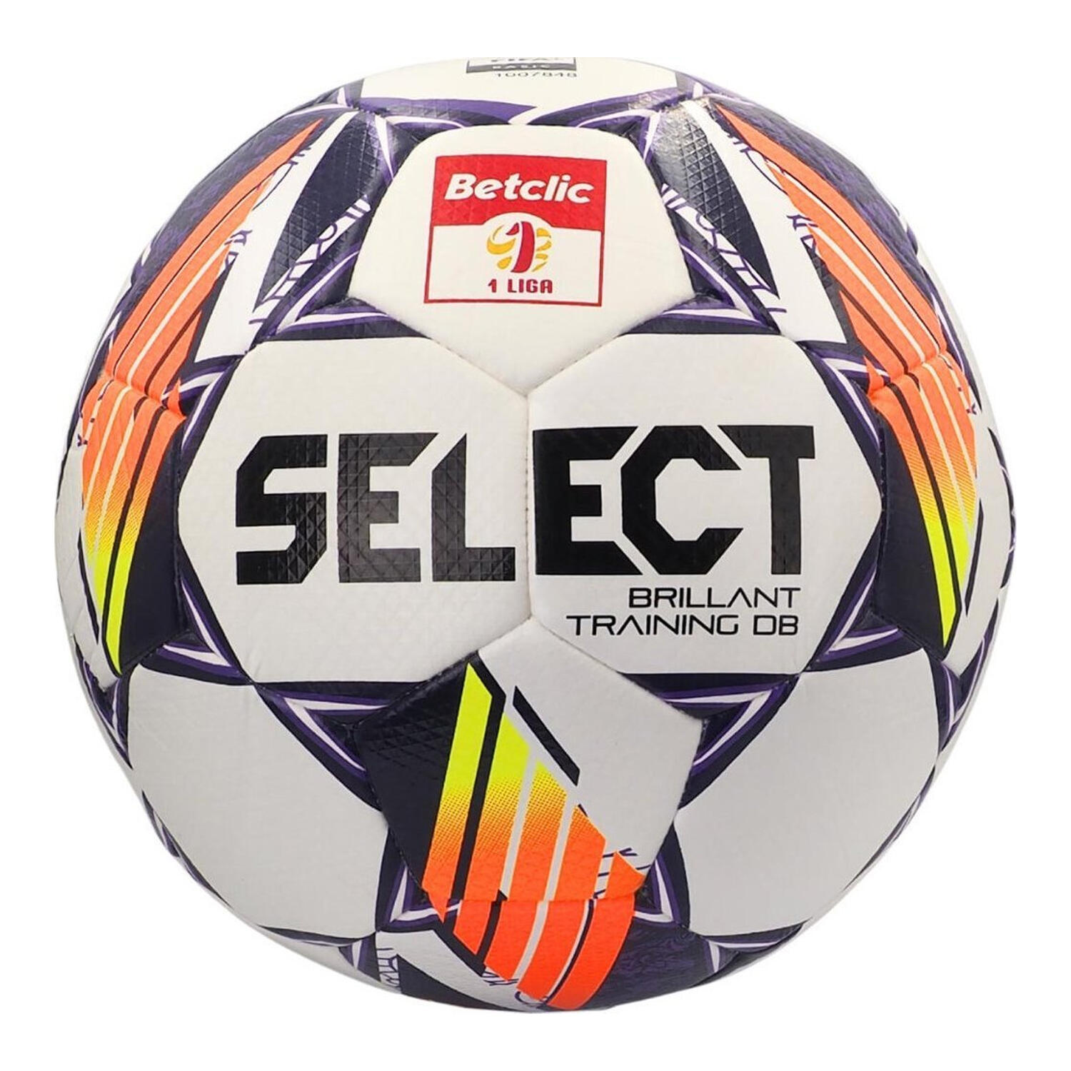 SELECT Brillant Training DB Betclic 1 Liga v24 Training Voetbal (Wit/Zwaar Blauw)