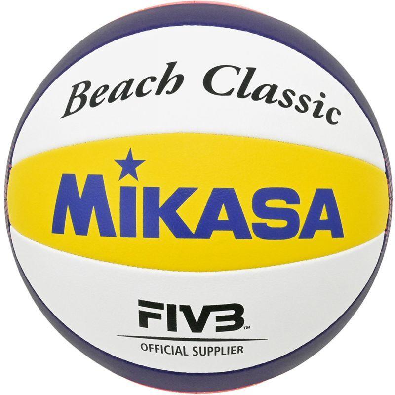 Mikasa - Ballon De Volleyball Beach Classic Bv551c (blanc / Bleu / Jaune) - Ballon De Volley - Blanc|bleu|jaune - 5 - Decathlon