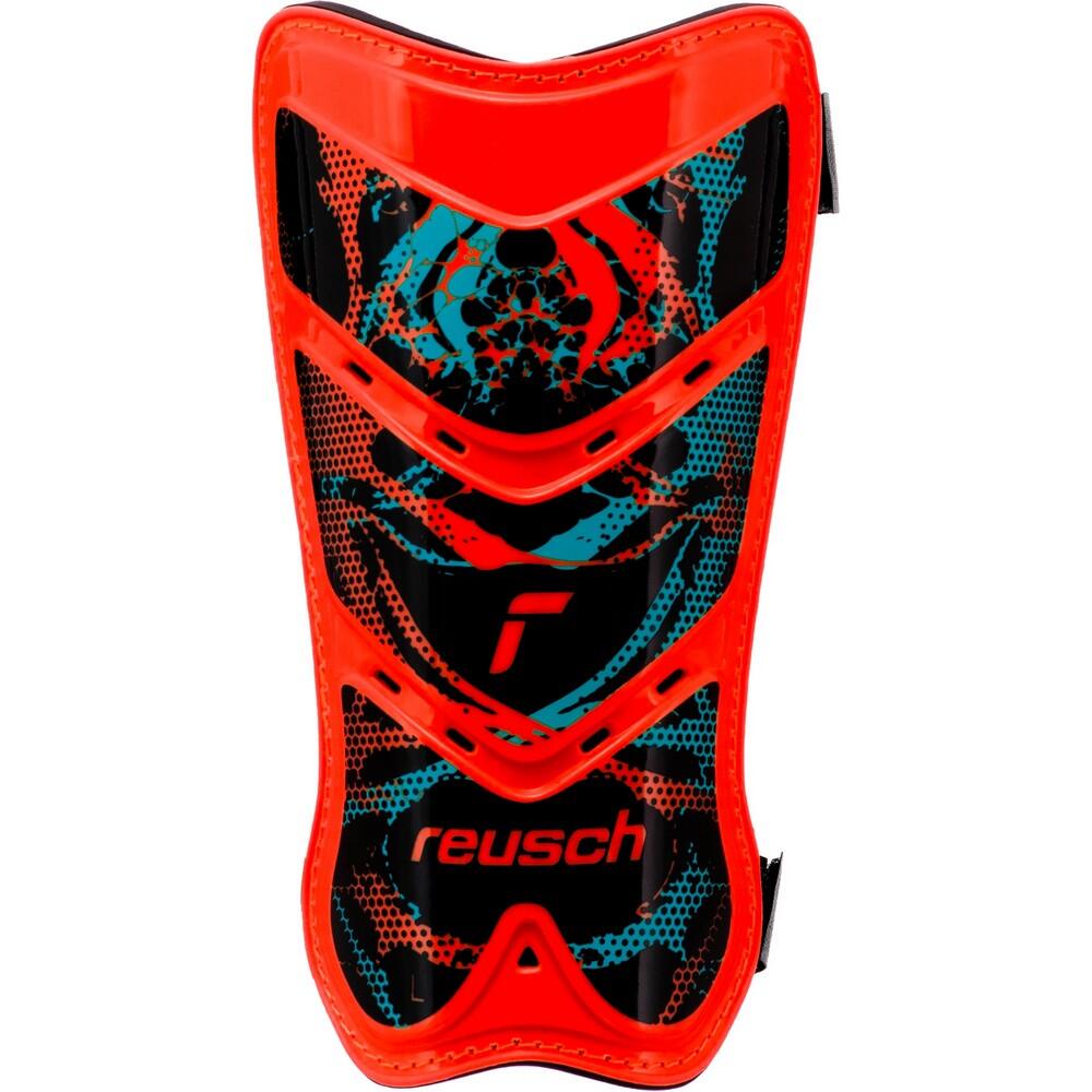 Reusch - Protègetibias À Enfiler Attrakt Lite Homme (noir / Rouge) - Protège-tibia - Noir|rouge - 42 M/l - Decathlon
