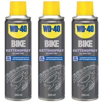 WD-40 Allwetter Kettenspray BIKE 3x 250 ml