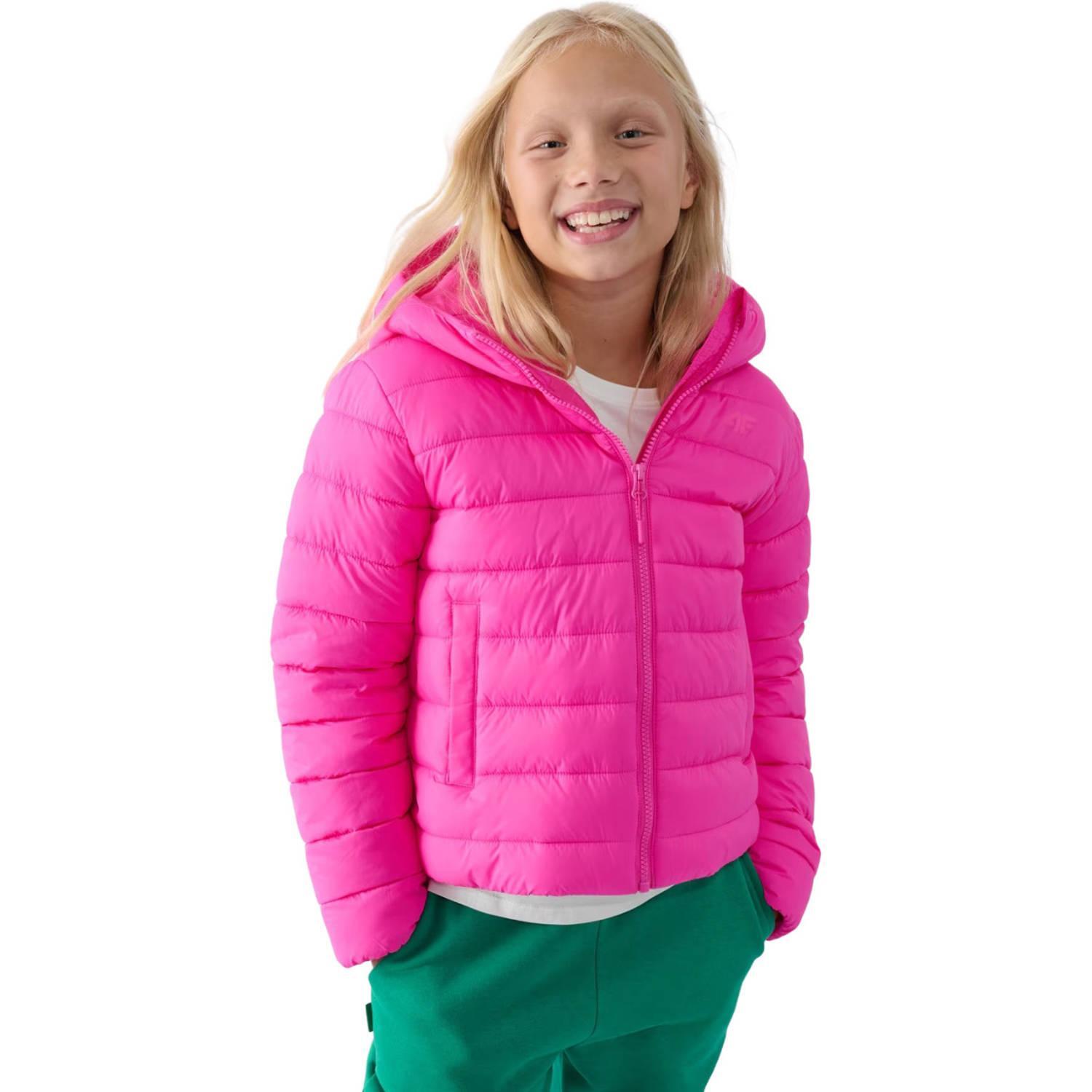 Gewatteerd kinderjack F449 (Fuchsia) 3/3
