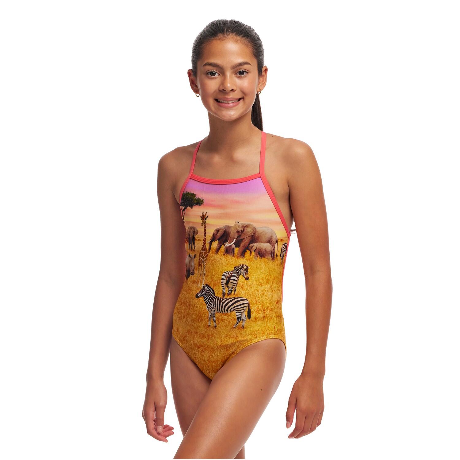 Strój kąpielowy dziewczęcy Funkita Circle of Life Straped In 4/6