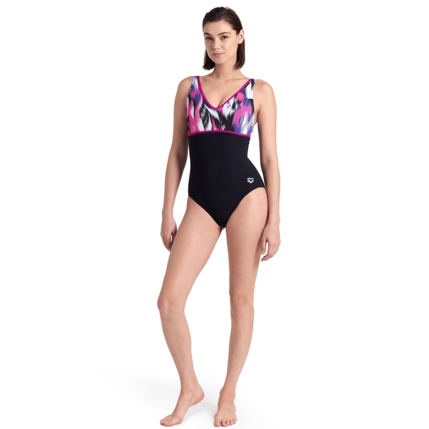 arena Badeanzug Damen BodyLift Jennifer Wing Back mit verstellbaren Trägern 4/4