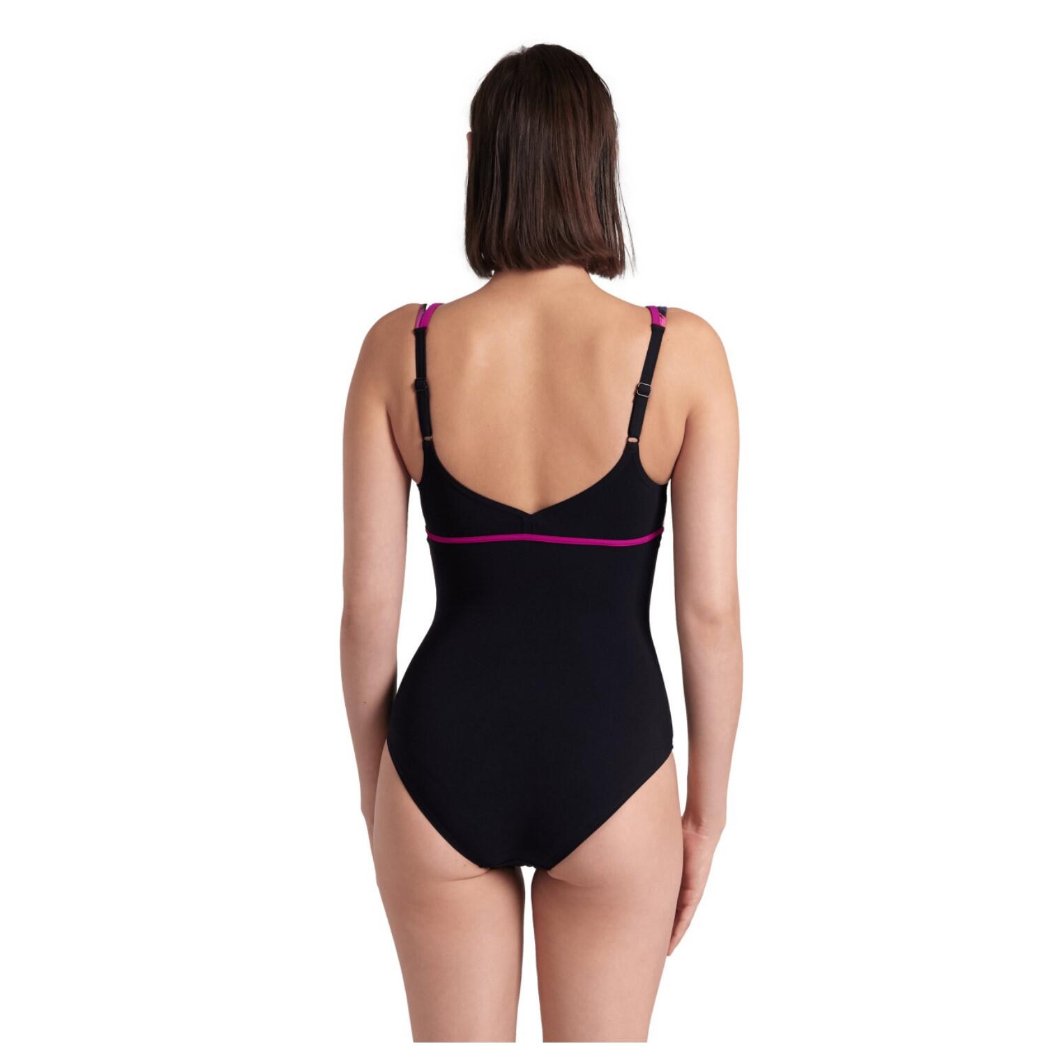 arena Badeanzug Damen BodyLift Jennifer Wing Back mit verstellbaren Trägern 2/4