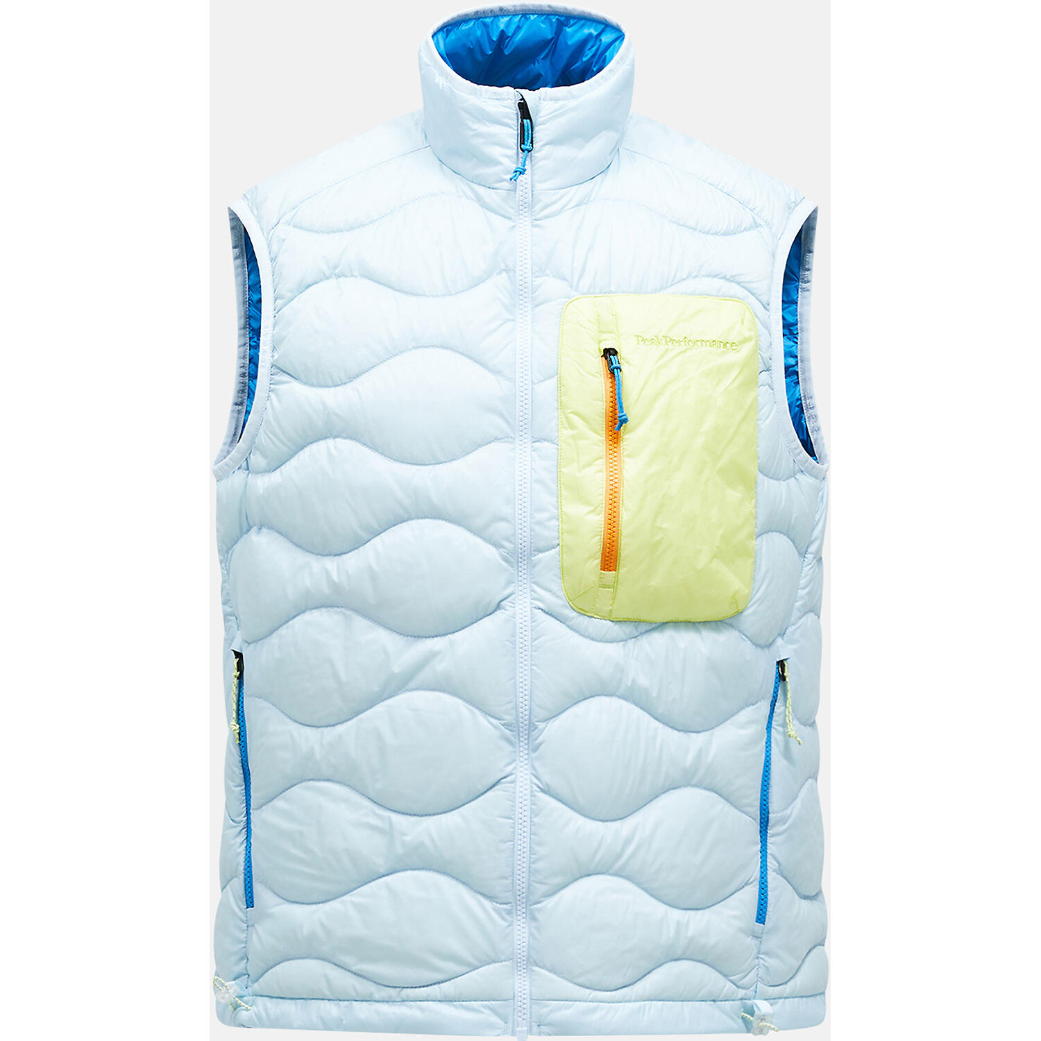 Kamizelka Peak Performance puchowa męska Helium Utility Down Vest niebieska - M
