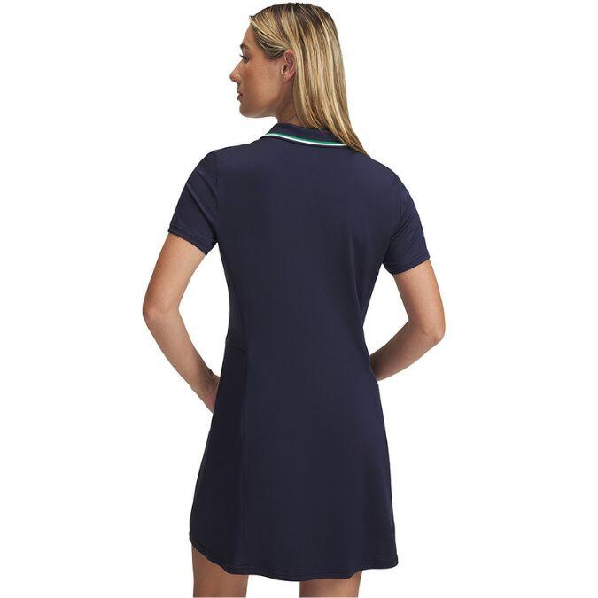 Under Armour Dames Korte Mouw Golfjurk Donkerblauw 2/2