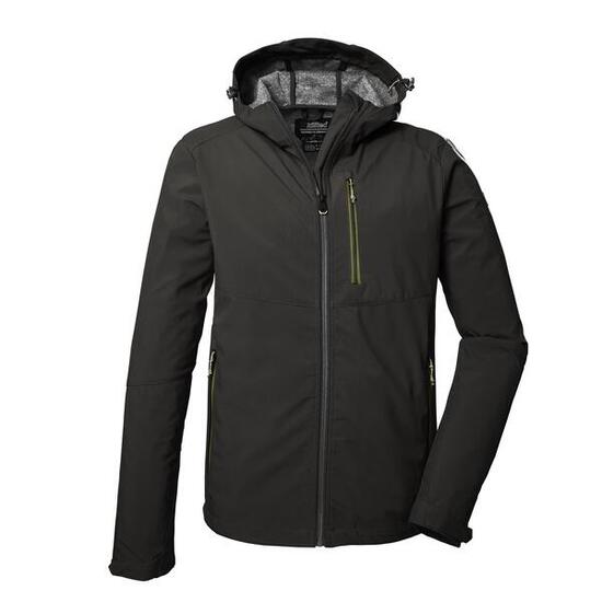 Killtec Softshelljacke Herren Wasserabweisend mit Kapuze leicht