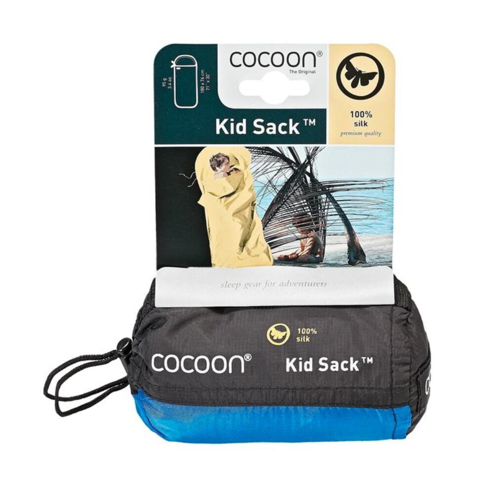 Cocoon KidSack  100% Seide  Schlafsack  Blau | Decathlon