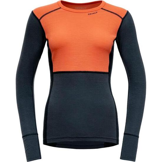 Funktionsshirt Lauparen Merino 190 Shirt Wmn coral-night-ink