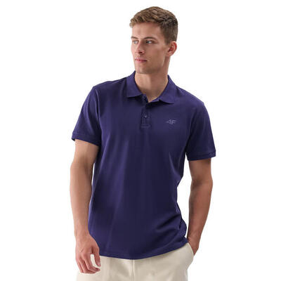 Heren regular poloshirt (marineblauw)