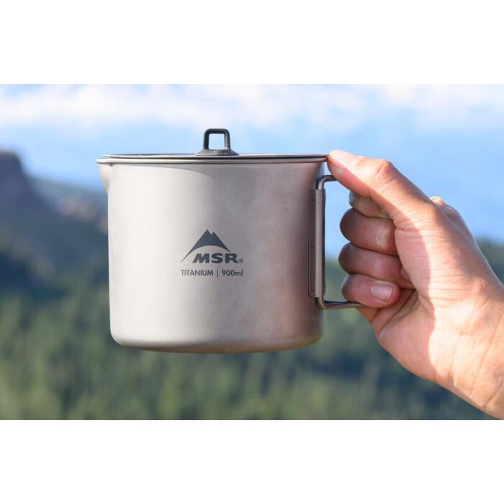 MSR – Titan Kettle 900ml – Casserole en Titane – Cuisine en Plein Air 3/7