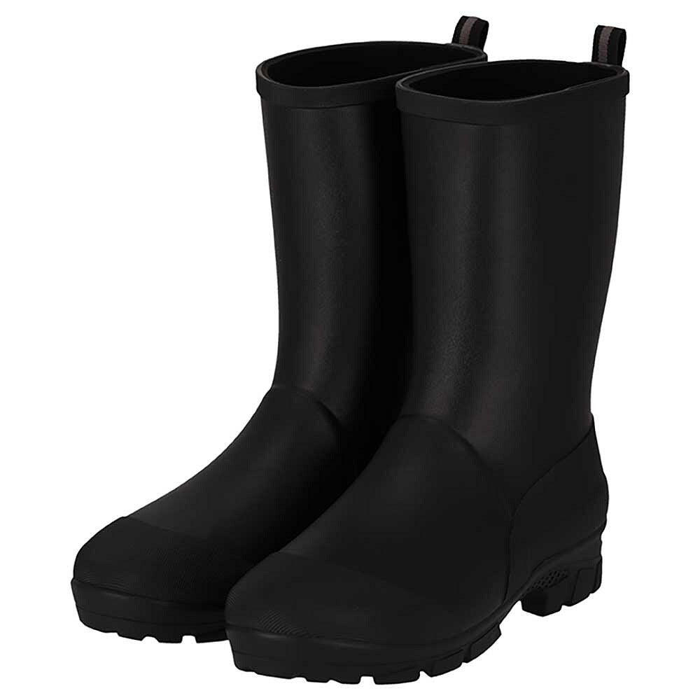 Heat Keeper - Bottes De Pluie Basses Pour Homme - 100 % Caoutchouc - Bottes De Pluie Chelsea - Bonnet - Noir - Decathlon