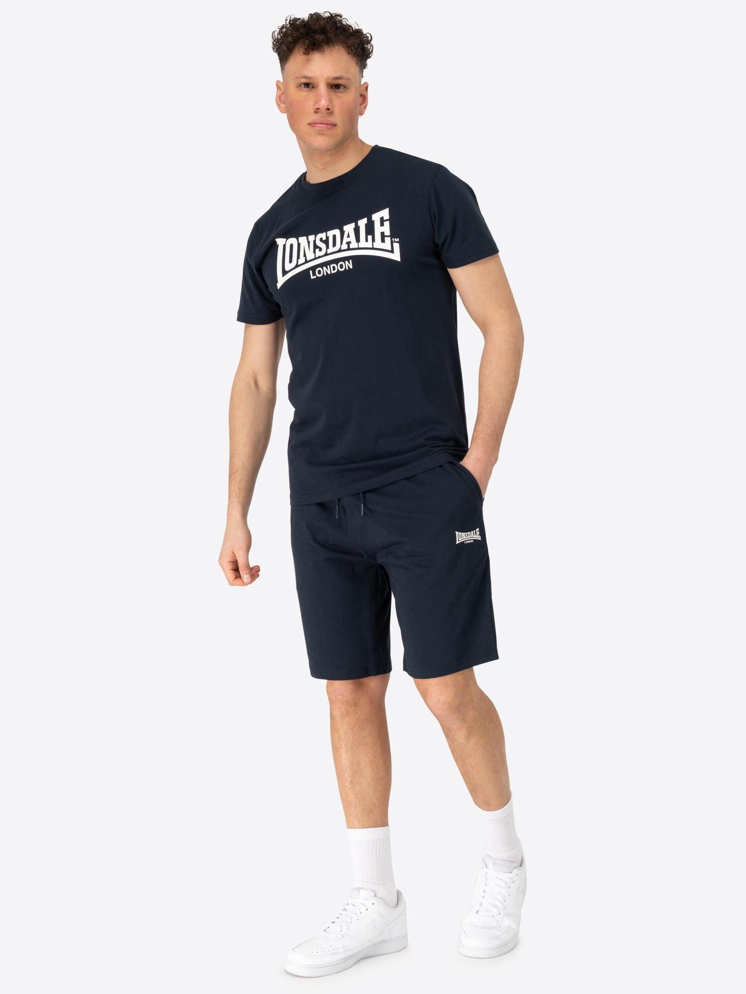 Zestaw t-shirt i szorty Lonsdale Moy