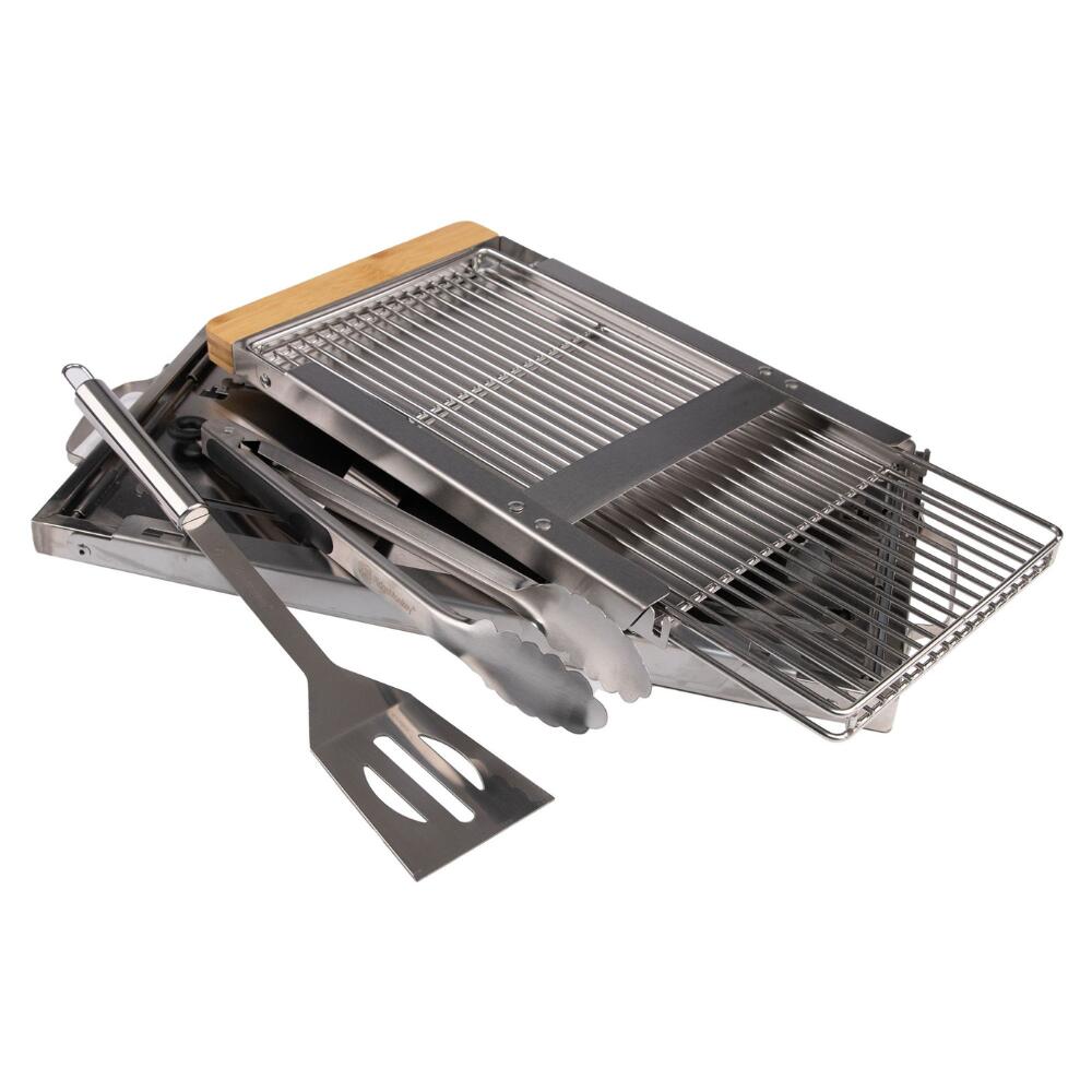 RidgeMonkey Grilla BBQ Firepit Edition Portable Charcoal Barbecue 4/5
