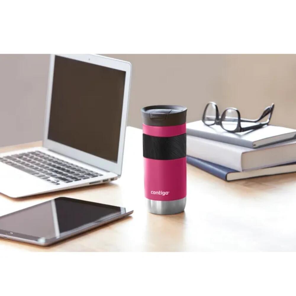 Contigo Byron 2 SNAPSEAL Dragon Fruit Stainless Steel Travel Mug 470ml 4/4