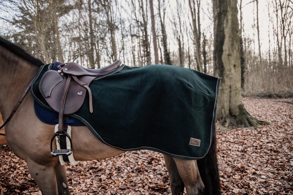 Couvre reins heavy fleece vert de pin medium 4/4