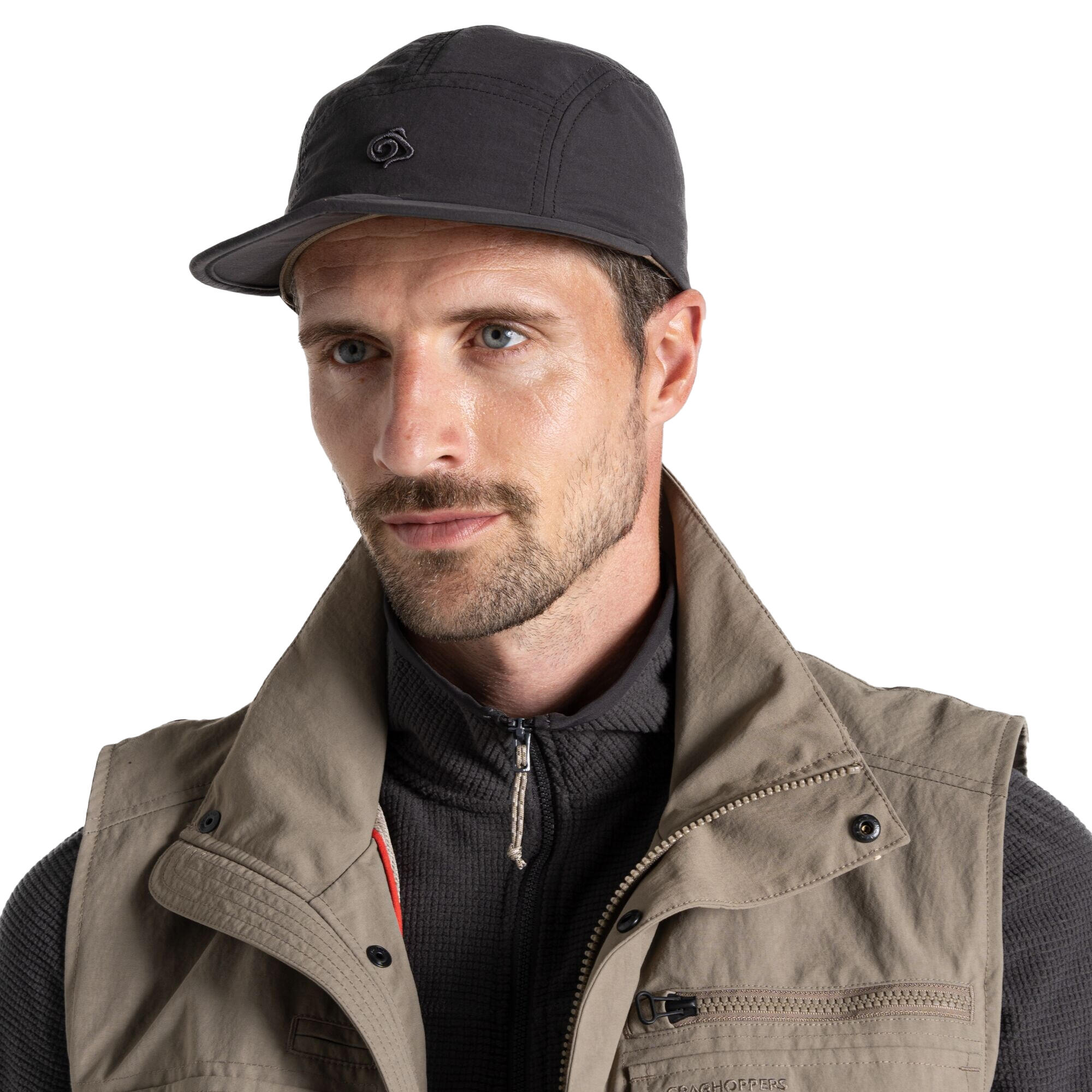 CRAGHOPPERS Boné Nosilife II Packable Preto Pimenta