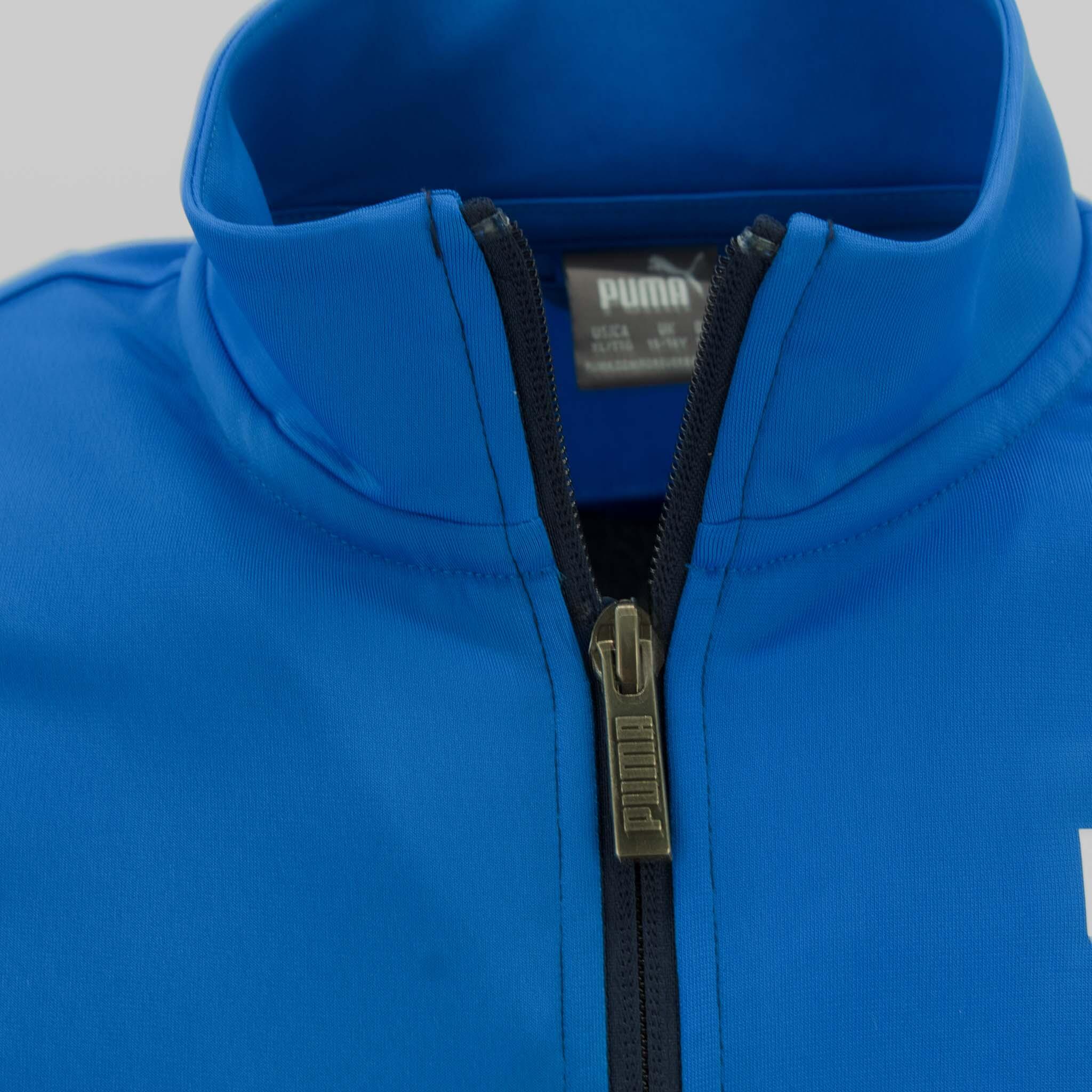 Trainingsanzug Colorblock Poly Suit Kids in Blau 6/7