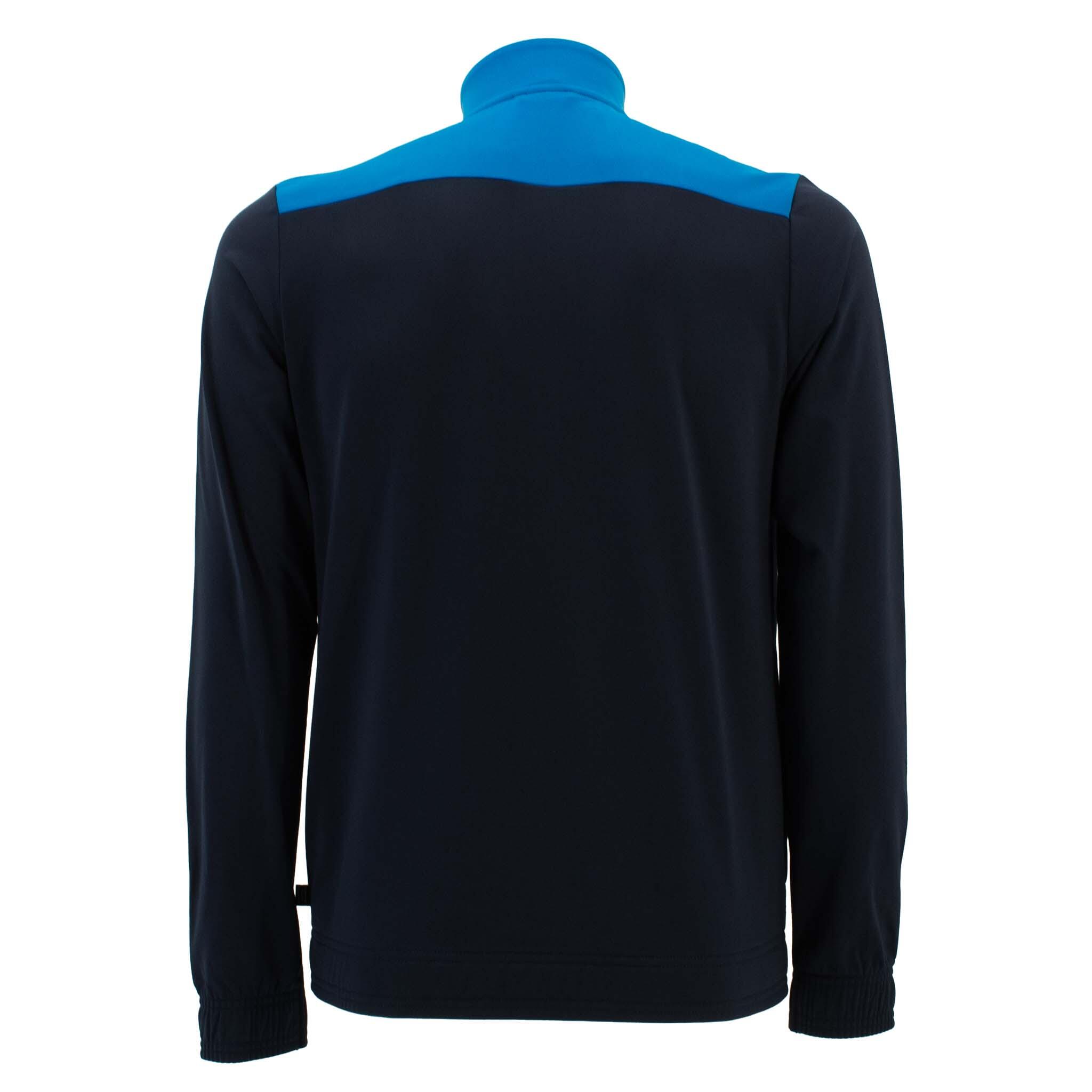 Trainingsanzug Colorblock Poly Suit Kids in Blau 4/7