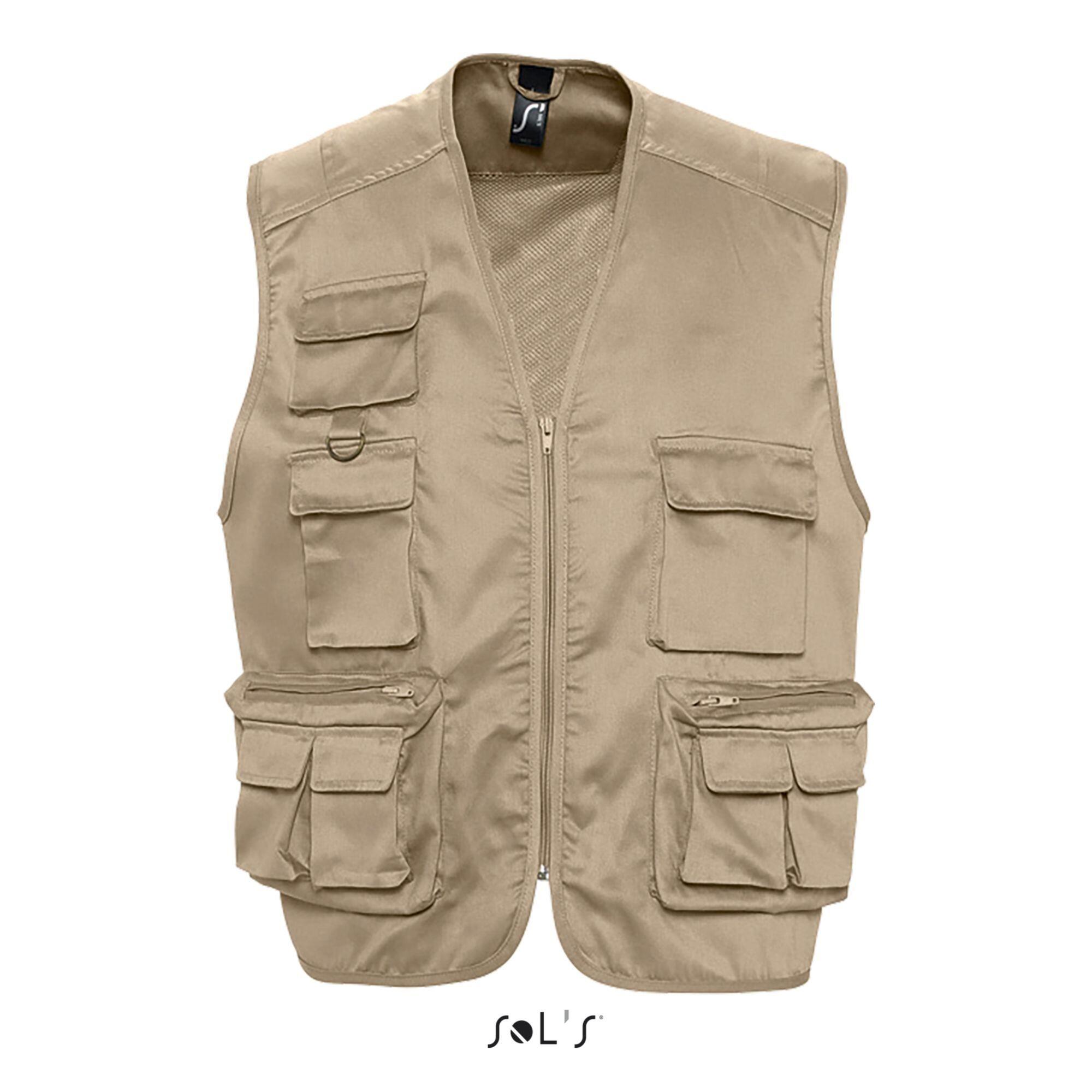 Sol's - Gilet Sans Manche Sol's Wild - Veste - Marron|vert - 52 2xl - Decathlon