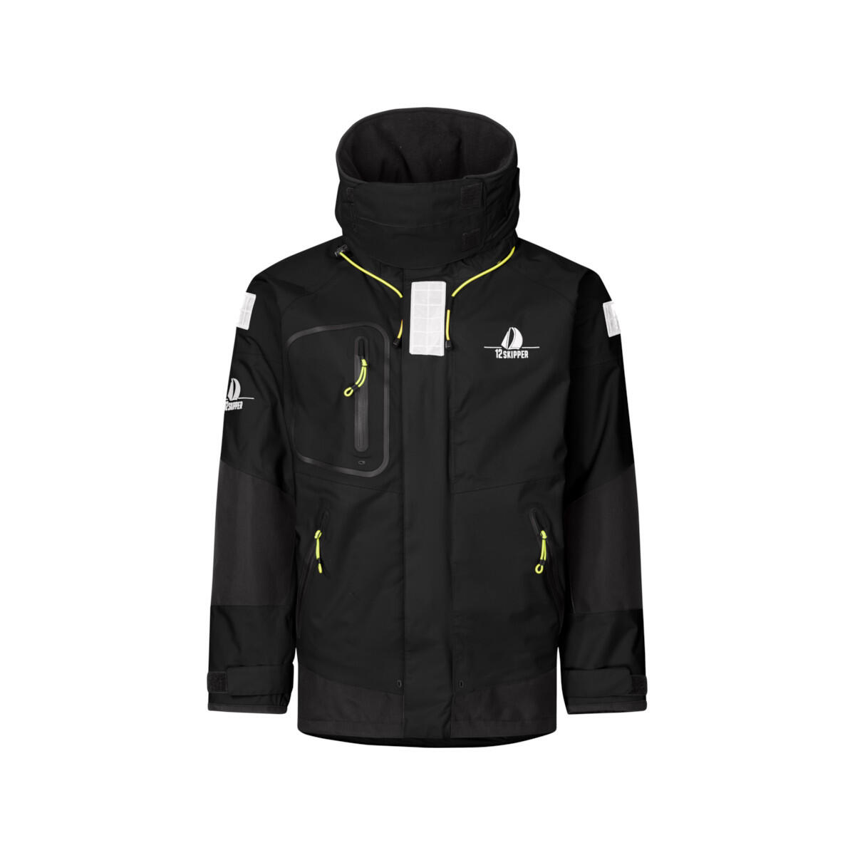 12SKIPPER Magellan Offshore Segeljacke Unisex schwarz