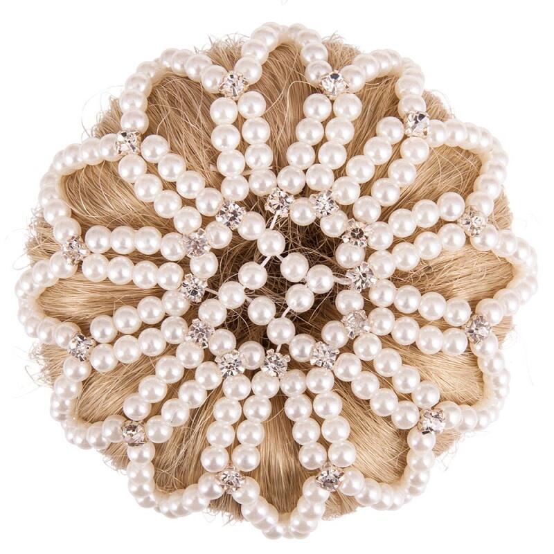 BR White Br Knotnet Pearl Diamond