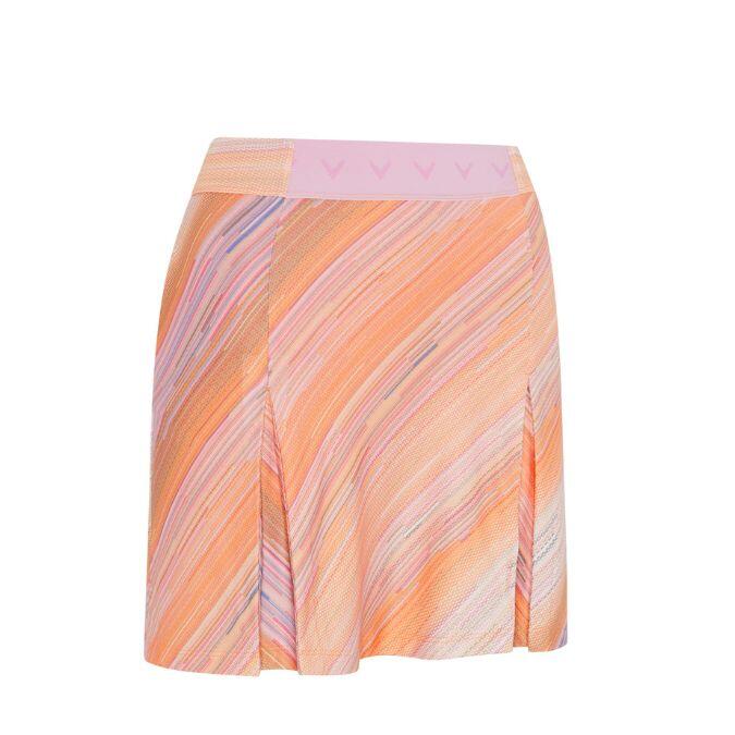 CALLAWAY Callaway Striped Print Pleated 17″ Golf Skort